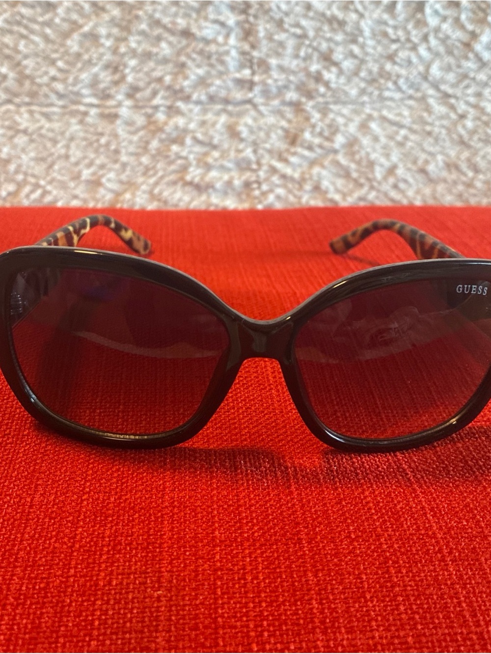 GUESS GO00043 RECTANGULAR DESIGNER SUNGLASSES tortoise 05B 58 15 140 3